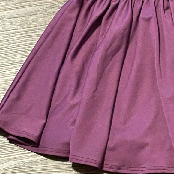 NWT Dot Dot Smile Ruffle Short Sleeve Twirl Dress Purple Size 6-12 Months - Picture 5 of 10